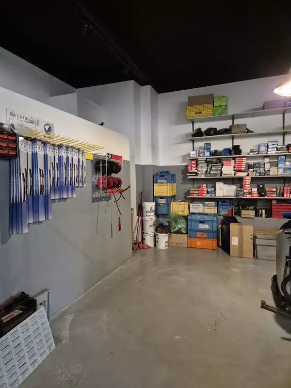 Mur d'outillage de l'atelier